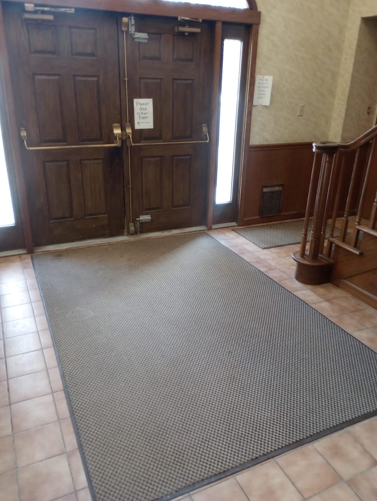 Entryway Floor Care — after cleaning